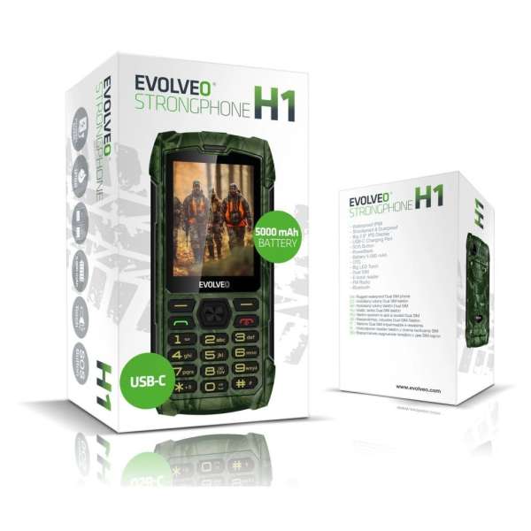 Evolveo Strongphone H1 DualSIM Hunting Camouflage