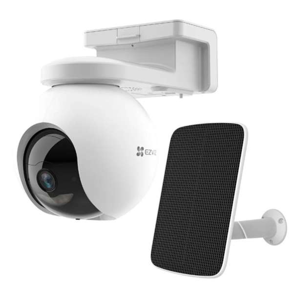 Ezviz HB8 Pro 4K IP Camera + 5W Solar Panel Smart Home Battery Camera Kit