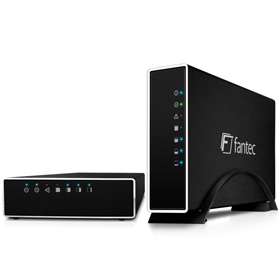 Fantec CL-35B1 3,5" SATA, USB3.0/Gbit HDD, NAS Homeserver