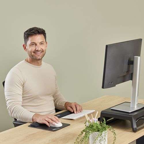 Fellowes Breyta Wrist Rest Egérpad Black