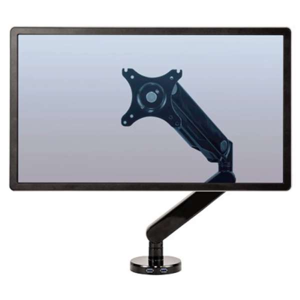 Fellowes Platinum Series Single Monitor Arm 30" Black