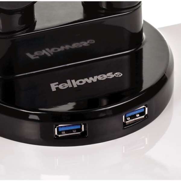 Fellowes Platinum Series Single Monitor Arm 30" Black