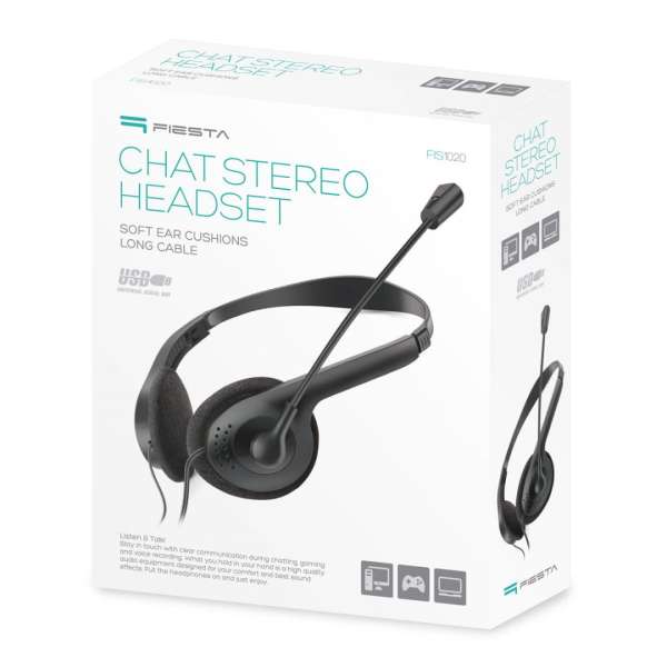 Fiesta FIS1020 MIC USB Headset Black