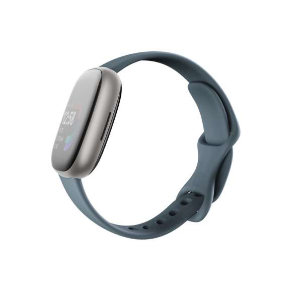 Fitbit Versa 4 Waterfall Blue/Platinum Aluminum Fitbit Versa 4 Waterfall Blue/Platinum Aluminum