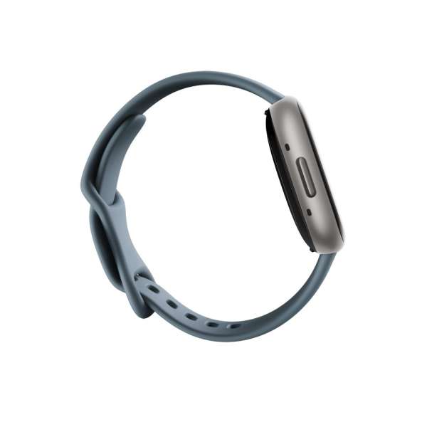 Fitbit Versa 4 Waterfall Blue/Platinum Aluminum Fitbit Versa 4 Waterfall Blue/Platinum Aluminum