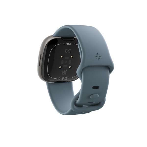 Fitbit Versa 4 Waterfall Blue/Platinum Aluminum Fitbit Versa 4 Waterfall Blue/Platinum Aluminum