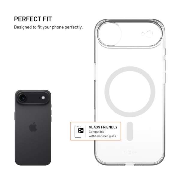 FIXED MagShell tok Apple iPhone Air készülékhez, átlátszó