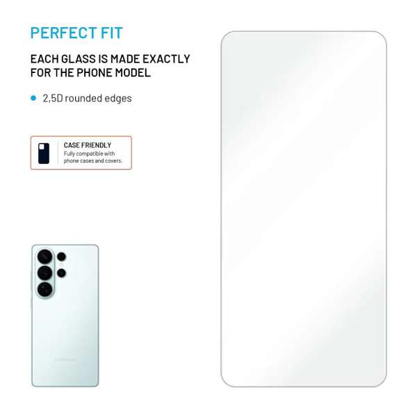 FIXED 2,5D edzett üveg Samsung Galaxy S26+ készülékhez, 2drb