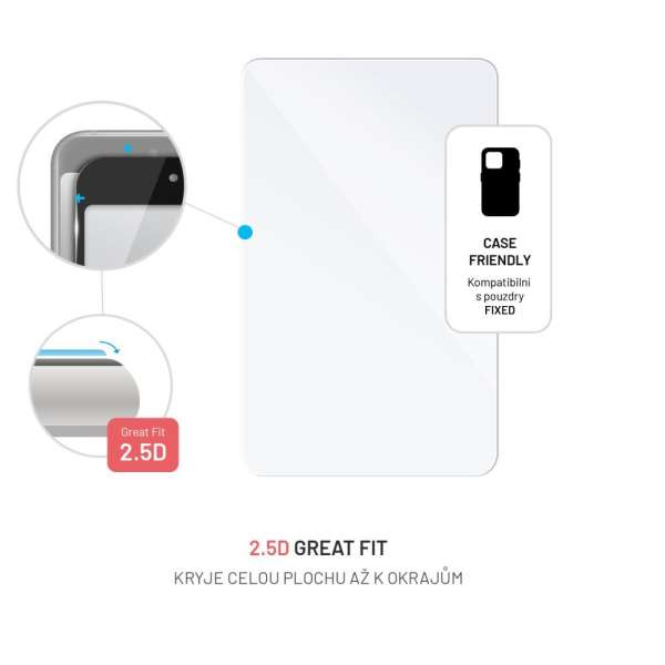 FIXED 2,5D Edzett Glass for Honor Pad 8, Tablet PC kiegészítő
