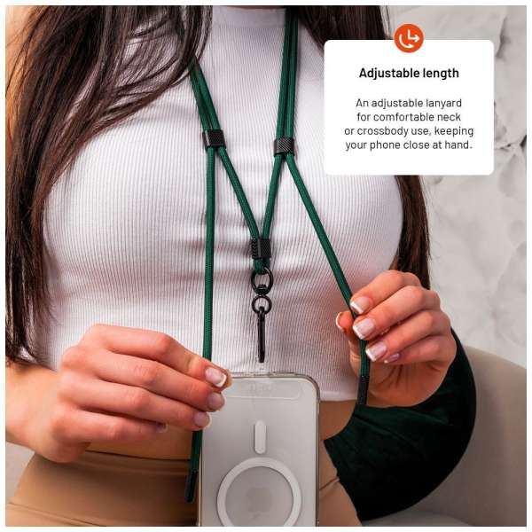 FIXED univerzális zsinór mobiltelefonhoz, szürke
