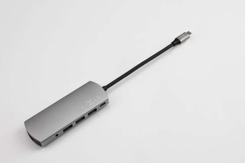 FIXED 6-portos USB 3.0 Hub Space Gray