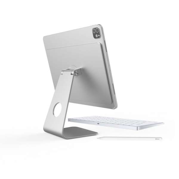 FIXED alumínium mágneses állvány Apple iPad Pro 12.9" (2018/2020/2021) ezüst