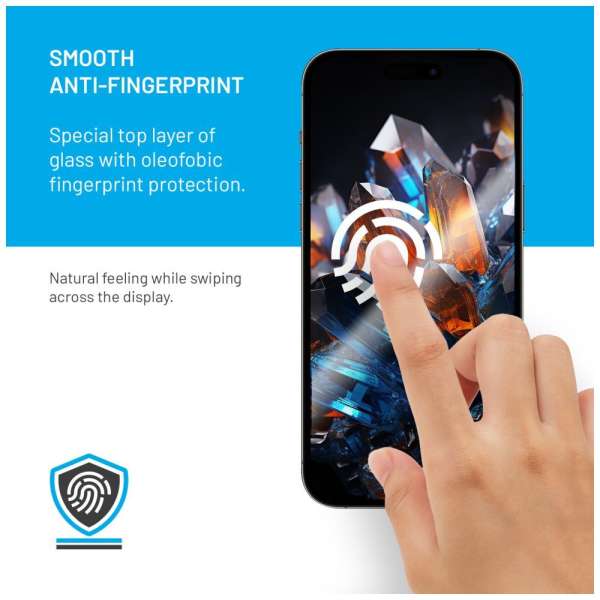 FIXED Armor teljes képernyő borítás 2,5D edzett üvegfólia, applikátorral a Samsung Galaxy A55 5G készülékhez, fekete, FIXGA-1263-BK