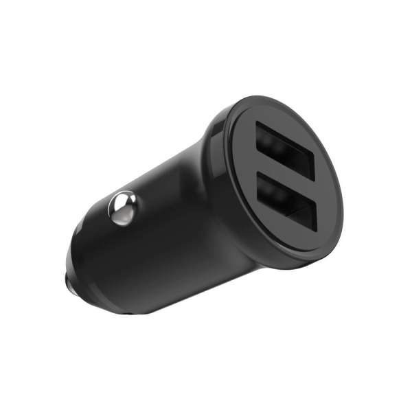 FIXED USB autós töltő 2 USB aljzattal 15W + USB/micro USB kábel, fekete, FIXCC15N-2UM-BK