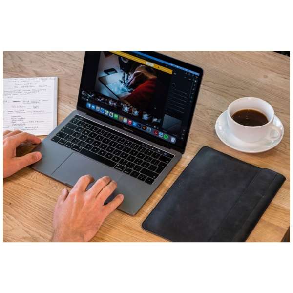 FIXED Oxford for Apple MacBook Air 13 "6" (2022) M2, Fekete, Notebook táska