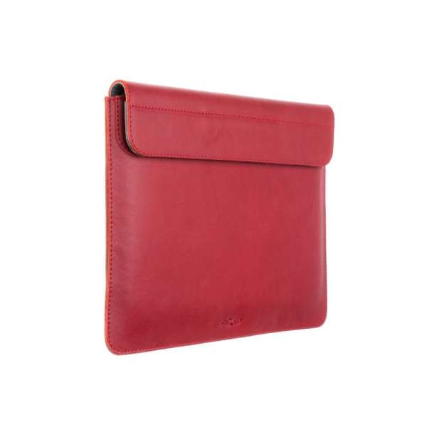 FIXED Oxford leather case for Apple MacBook Air 15" (2023) M2, Piros, Notebook táska