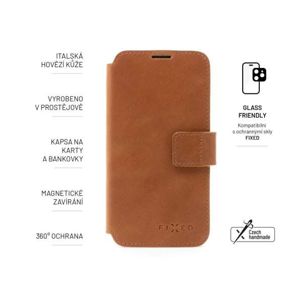 FIXED ProFit for Apple iPhone 14 Plus, brown