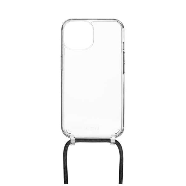 FIXED Pure Neck nyakba akasztható telefontok a Samsung Galaxy S24+ készülékhez, fekete