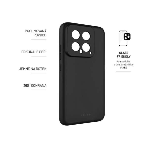 FIXED Story gumirozott telefontok a Xiaomi 14 készülékhez, fekete