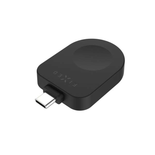 FIXED USB-C töltőadapter Apple Watch-hoz, Powerstation Uni készülékkel kompatibilis, fekete