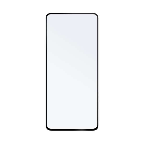 FIXED Teljesen fedő védőfólia Xiaomi Redmi Note 12 Pro 5G készülékhez, Fix, Biztonságos üveg, Fekete