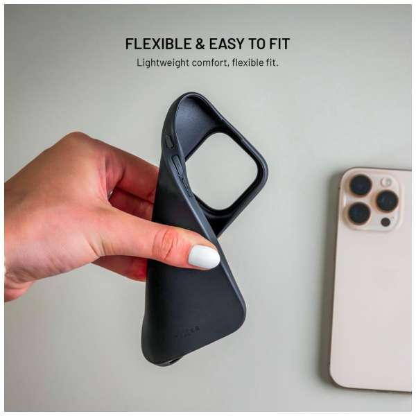 FIXED gumírozott hátlap Motorola Moto G86 5G/Power készülékhez, fekete