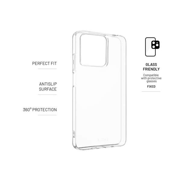 FIXED Gumírozott telefontok Story Motorola Moto G15/Power, átlátszó