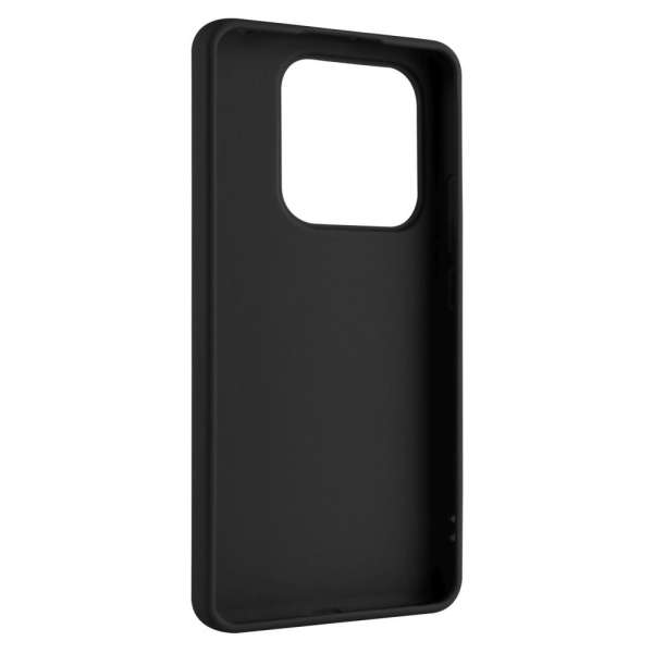 FIXED Gumírozott telefontok Story Xiaomi Redmi Note 14 5G telefonhoz, fekete