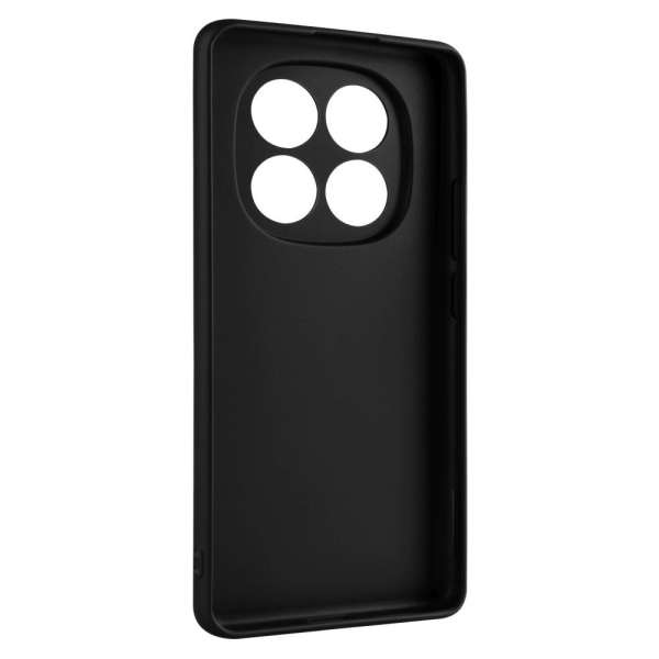 FIXED Gumírozott telefontok Story Xiaomi Redmi Note 14 Pro 5G/POCO X7 telefonhoz, fekete