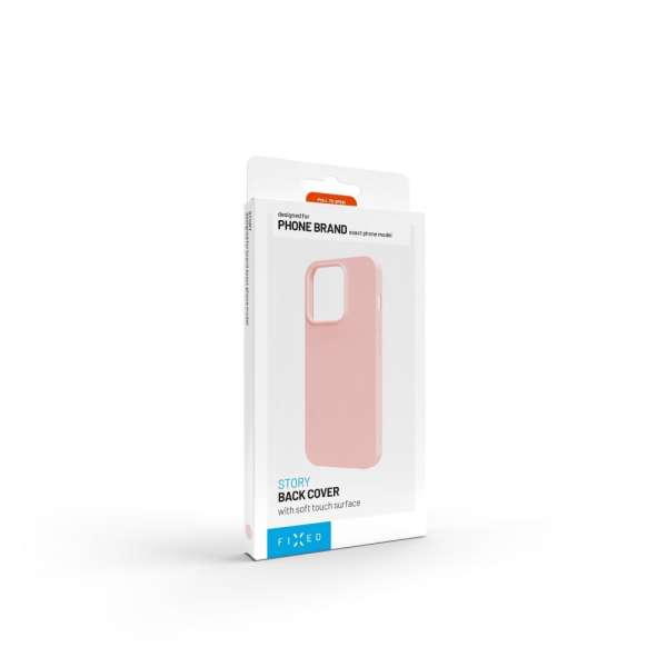 FIXED Gumírozott telefontok Xiaomi Redmi Note 14, rózsaszín