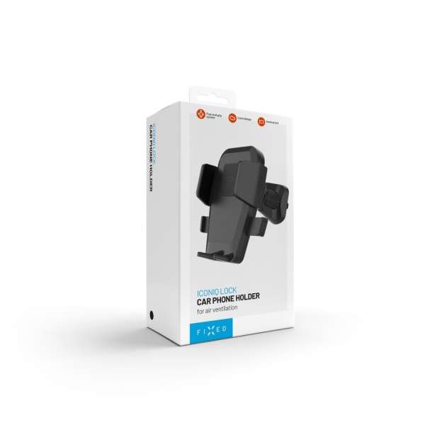 FIXED Iconiq Lock univerzális autós tartó, fekete