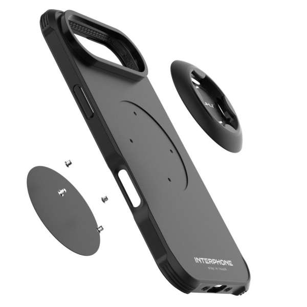 FIXED Interphone QUIKLOX Tetraforce védőtok Apple iPhone 17 Air készülékhez, fekete