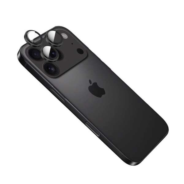FIXED kamera lencsevédő Apple iPhone 17 Pro/Pro Max készülékhez, fekete