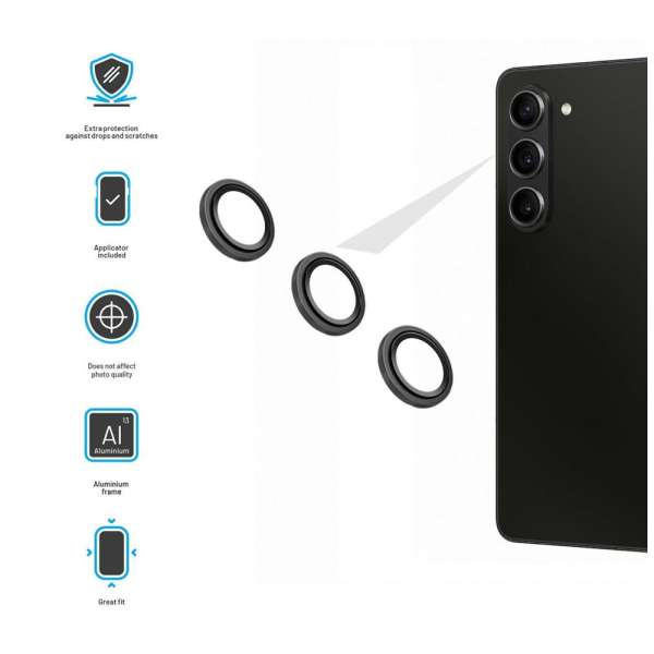 FIXED kamera üvegvédő Samsung Galaxy Z Flip 6 fekete