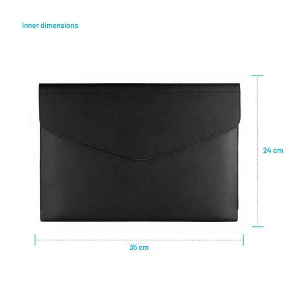 FIXED kézi táska laptophoz 15,3", fekete