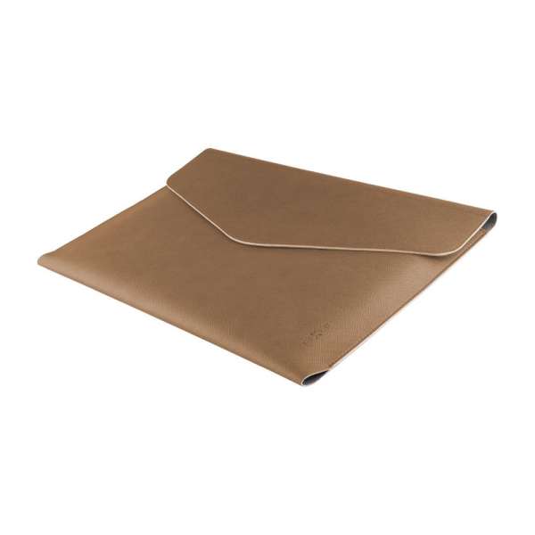 FIXED kézi táska laptophoz 15,3", kávé