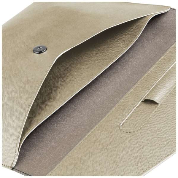 FIXED kézi táska laptophoz 15,3", krém