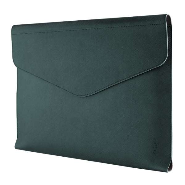 FIXED kézi táska laptophoz 15,3", sötétzöld