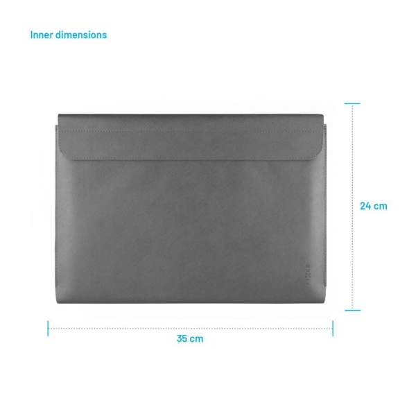 FIXED kézi táska laptophoz 15,3", szürke