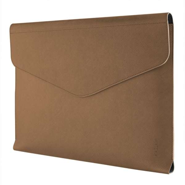 FIXED kézi táska laptophoz és tablethez 13", kávé