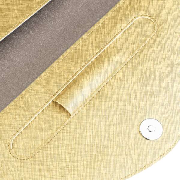 FIXED kézi táska laptophoz és tablethez 13", világos sárga