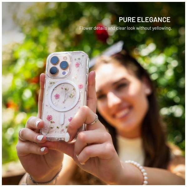 FIXED MagBloom Apple iPhone 13 készülékhez, rózsaszín szilva színű