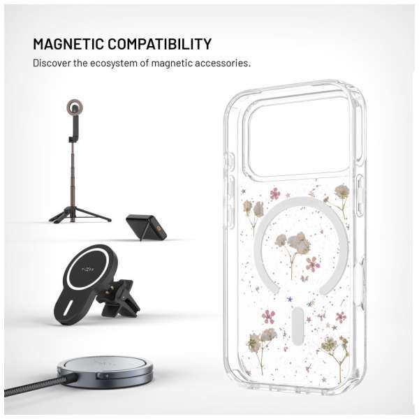 FIXED MagBloom telefontok Apple iPhone 17 Pro készülékhez, rózsaszín szilva