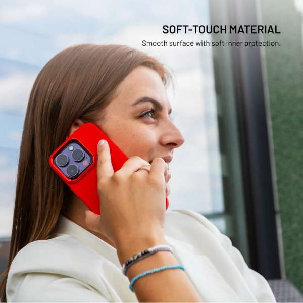 FIXED MagFlow tok Apple iPhone Air készülékhez, piros