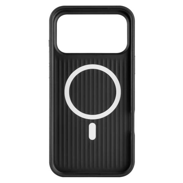 FIXED MagLeather bőrtok, MagSafe támogatással Apple iPhone 17 Pro Max-hoz, fekete