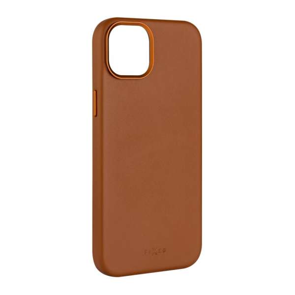 FIXED MagLeather telefontok MagSafe támogatással az Apple iPhone 14 készülékhez, barna