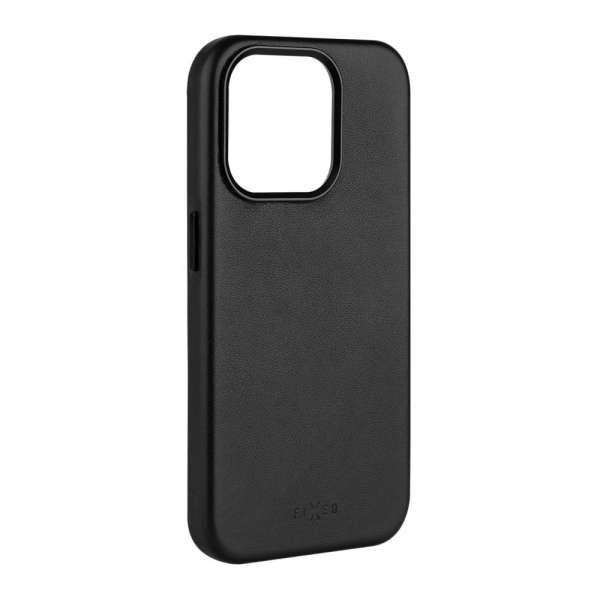 FIXED MagLeather telefontok MagSafe támogatással az Apple iPhone 15 Pro Max készülékhez fekete