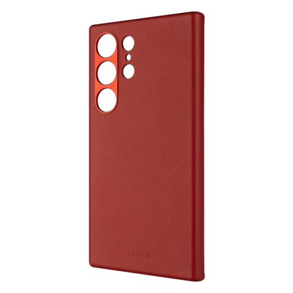 FIXED MagLeather valódi bőr telefontok Samsung Galaxy S24 Ultra készülékhez, piros, FIXLM-1258-RD