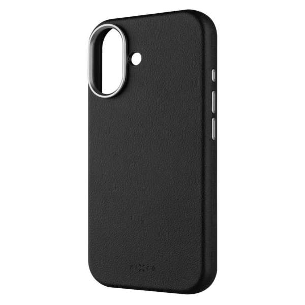 FIXED MagLeather telefontok Apple iPhone 17 telefonhoz, fekete