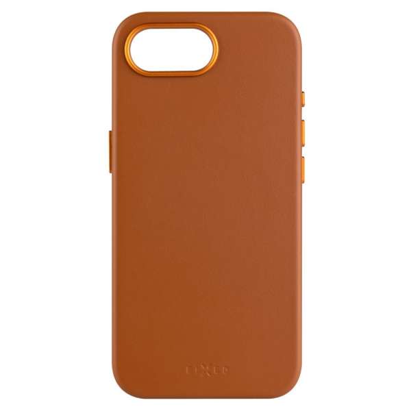 FIXED MagLeather telefontok MagSafe kompatibilis Apple iPhone 16e-hez, barna